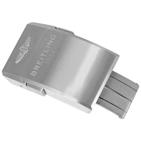 Breitling Stainless Steel Push Button Folding Buckle 20mm 